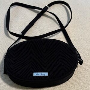 Vera Bradley Black Textured Crossbody Bag